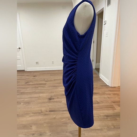 Bisou Bisou Michele Bohnot Ruched Dress Size 10 - Picture 4 of 13